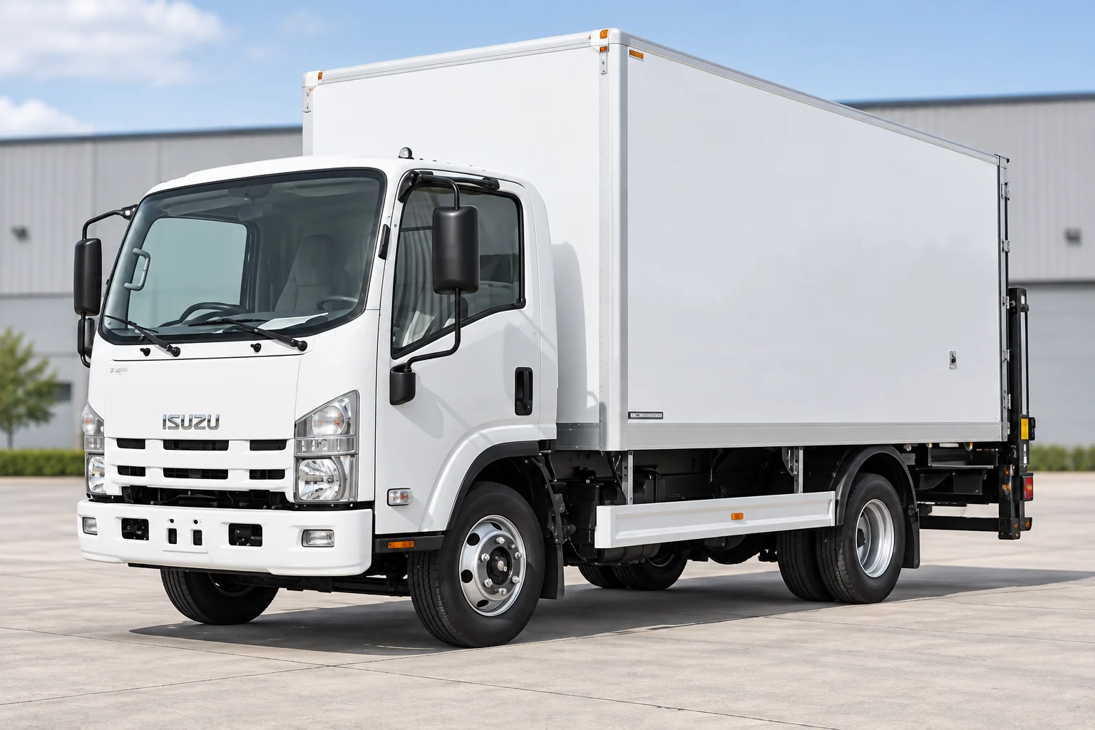 3 Ton Truck with Box and Back Lift